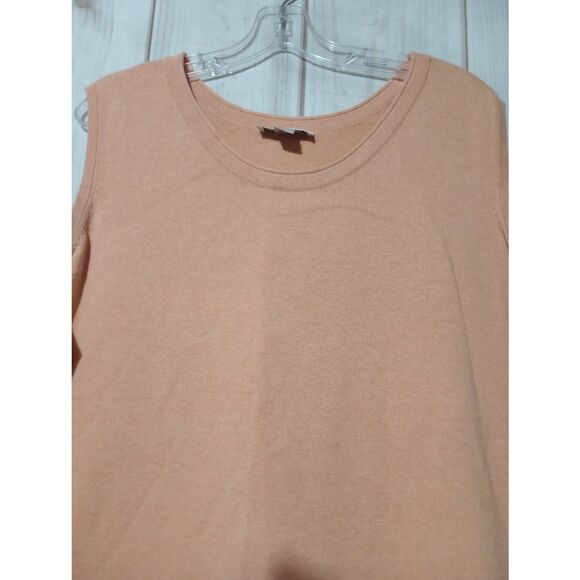 CJ Banks Sweater Ladies‎ 3x Orange Sleeveless - Picture 3 of 6